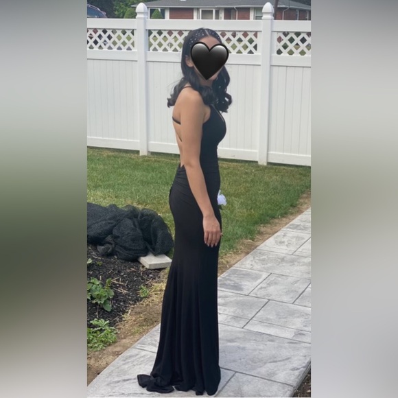 V Neckline Fitted Jovani Gown 00512 - Picture 4 of 5